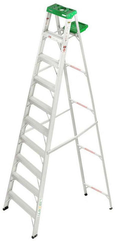 Liberti 1210 Aluminium Step Ladder with Utility Tray (Silver), 10 feet