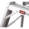 Liberti 1208 Aluminium Step Ladder with Utility Tray (Silver), 8 feet