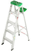 Liberti 1205 Aluminium Step Ladder with Utility Tray (Silver), 5 feet