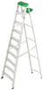 Liberti 1210 Aluminium Step Ladder with Utility Tray (Silver), 10 feet