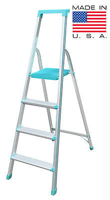 Ladder Aluminium - Professional Step Model - 4 (3 step + 1 Platform)