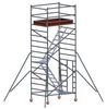 Euro Movable Aluminium Scaffolding 4.4m - Made in USA - Double Width - With Staircase