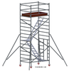 Euro Aluminum Scaffolding - Double Width 4.4 m - Made in USA - With Staircase