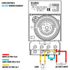 Euro Analog Timer programmable Time Switch 24 hour German Sul181h Controller