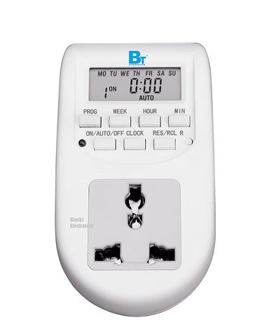 Euro Controls: 230 Volt Digital Programmable Timer Electronic Timer (24x7): Energy Saving Socket