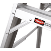 Liberti 1206 Aluminium Step Ladder with Utility Tray (Silver), 6 feet
