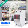 Euro EVP71S Automatic Adjustable over/Under Voltage Current Protector Meter with Auto Recovery Din Rail Mount Taiwanese Excellence  63Amps 220V