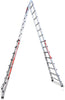 Euro Alta MTX15 8ft to 28ft Aluminium ladder - Height Adjustable 24 ladders in 1 -Wheel kit - Aerospace Grade Aluminium