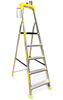 Euro ECOx 5 Step ladder - Tool Tray - Aerospace Grade Ultralight Aluminium - Heavy duty platform Aluminium Ladder