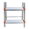 Euro Household Aluminium 4 Step ladder  - Made in Usa - Orange - Ultra light weight