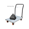 Euro Portable Aluminium Trolley 780× 490× 254 mm - Heavy Duty 400kg rated - Made in USA - Collapsible Hand Rail - Durable Noiseless Sillicon Wheels