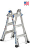 Werner USA MT Series Model 13 - 3ft to 12ft Aluminium Step ladder Multi folding 24 in 1