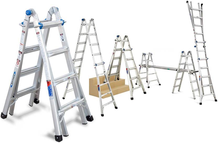 Werner USA MT Series Model 17 4ft to 17ft Aluminium Step ladder Multi folding 24 in 1