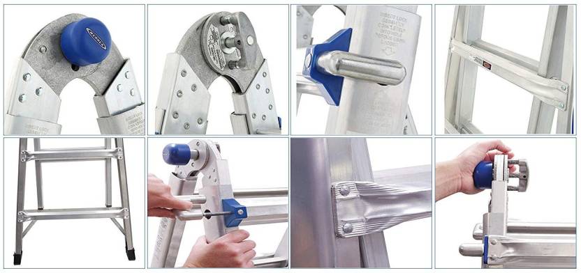 Werner USA MT Series Model 17 4ft to 17ft Aluminium Step ladder